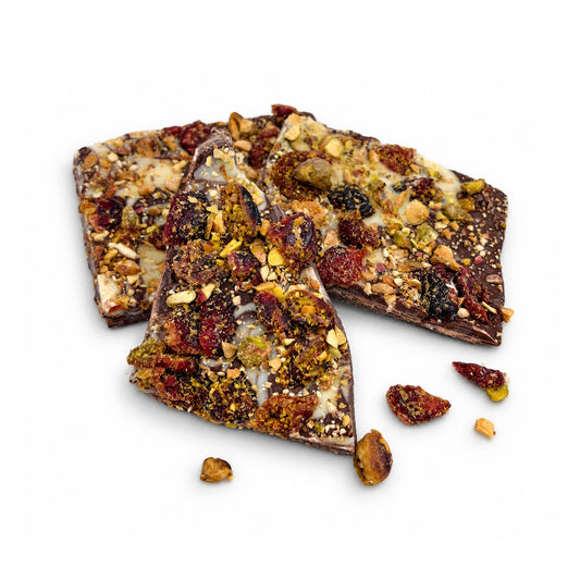 Pistachio and Cranberry Bark