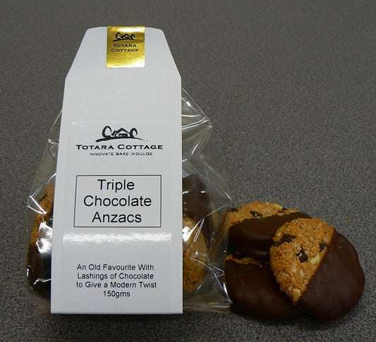 Triple Chocolate Anzacs